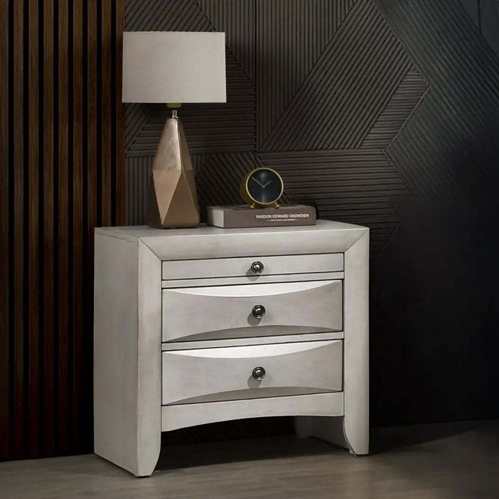 Ramondi - Nightstand - Antique White by Unique Piece Furniture