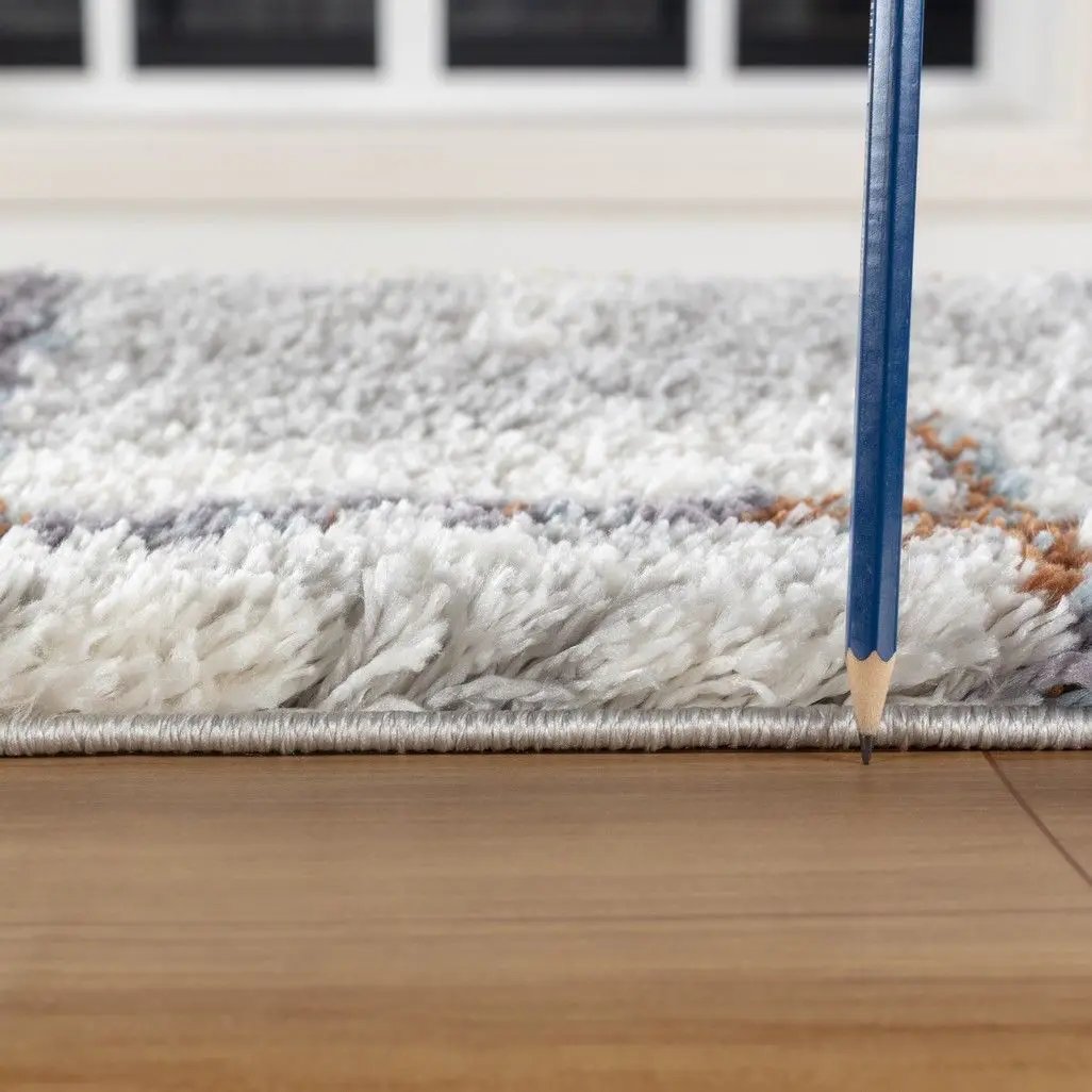 Loft Shag - 5' 3" X 7' Shaggy Area Rug - Multi by HouseOfZazla