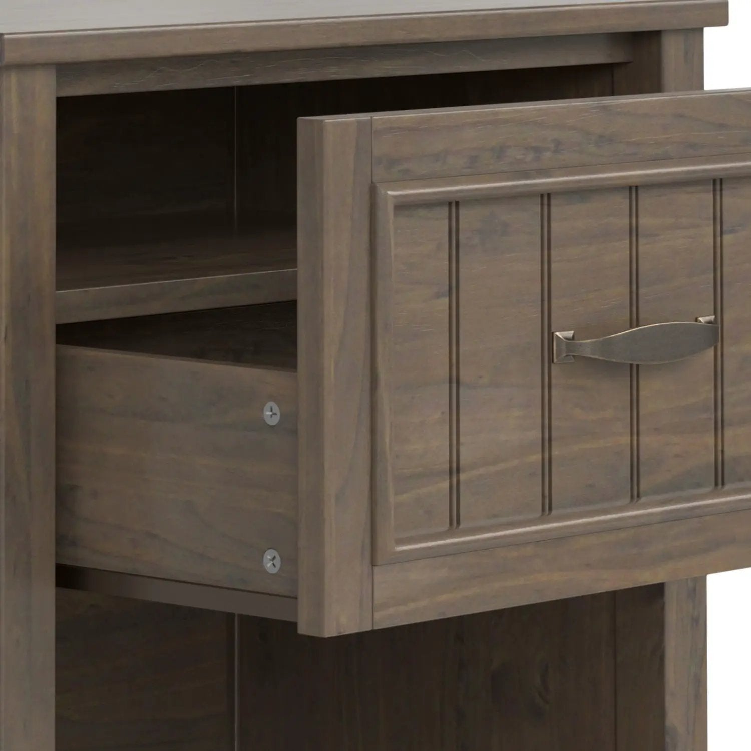 Lev - Bedside Table - Smoky Brown by Unique Piece Furniture