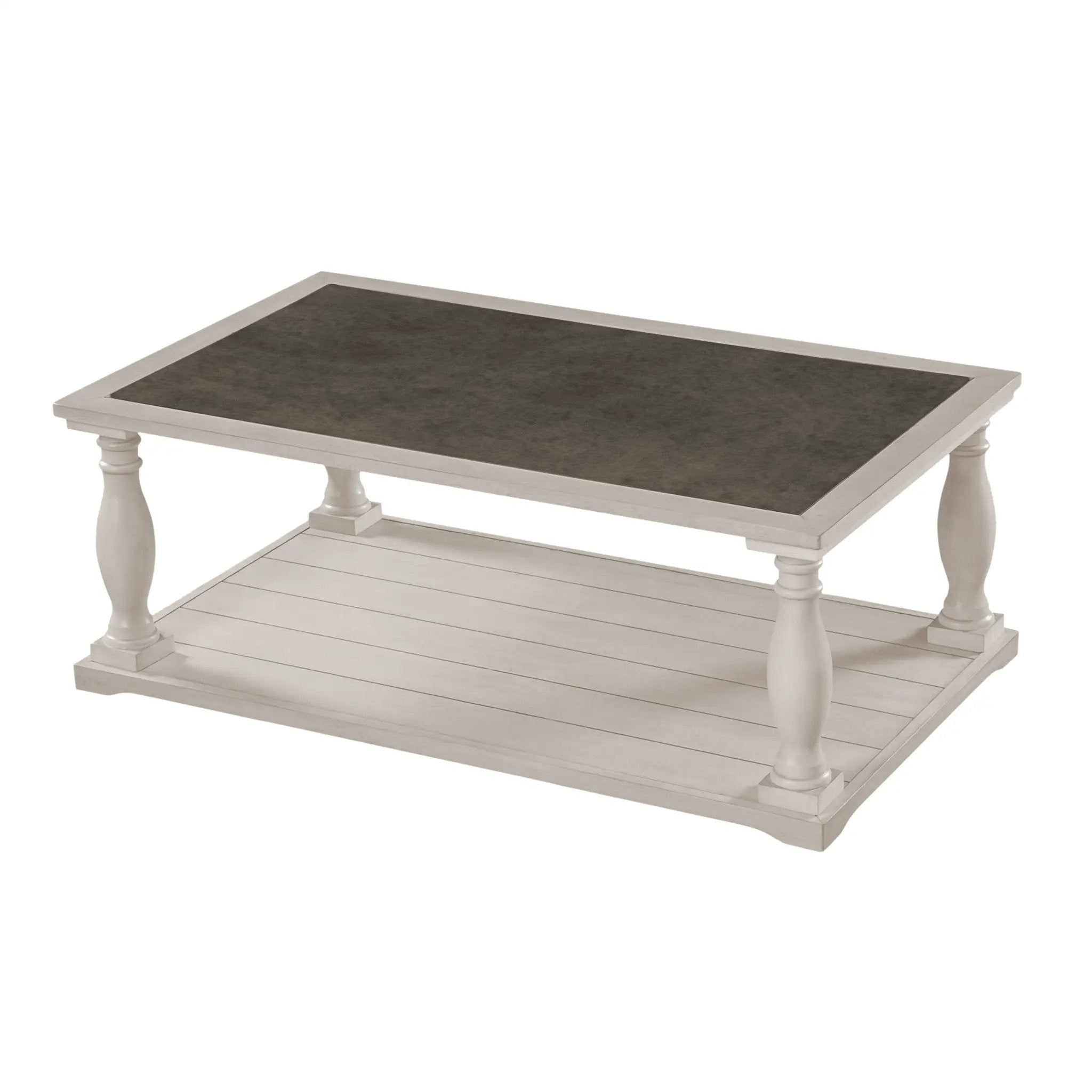 Vibe Haus Farmhouse Rectangular Coffee Table by HouseOfZazla