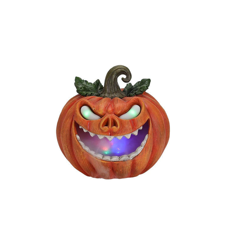 Halloween Pumpkin Monster Mist Sprayer, LED Light Up Fogger Figurine by HouseOfZazla