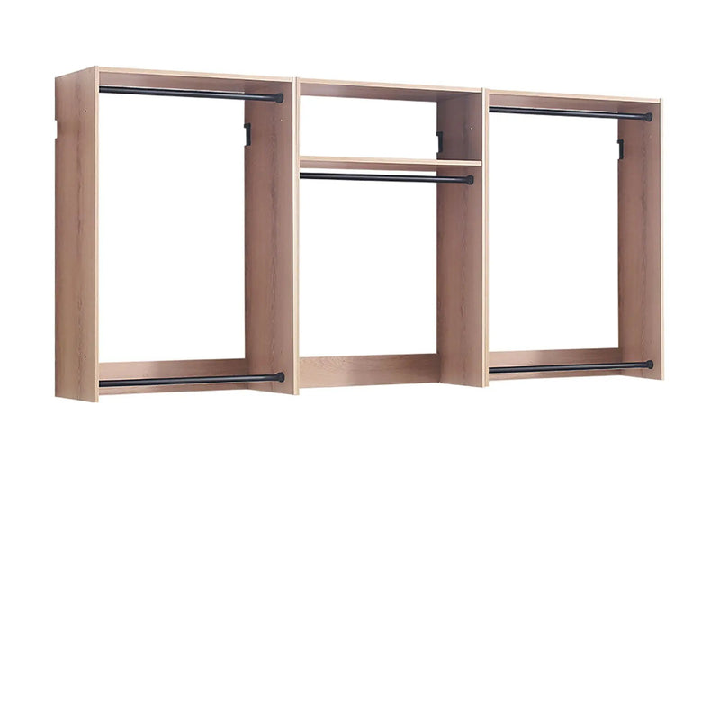 Devi - Wall Mounted Wood Closet System & Modular Design by HouseOfZazla
