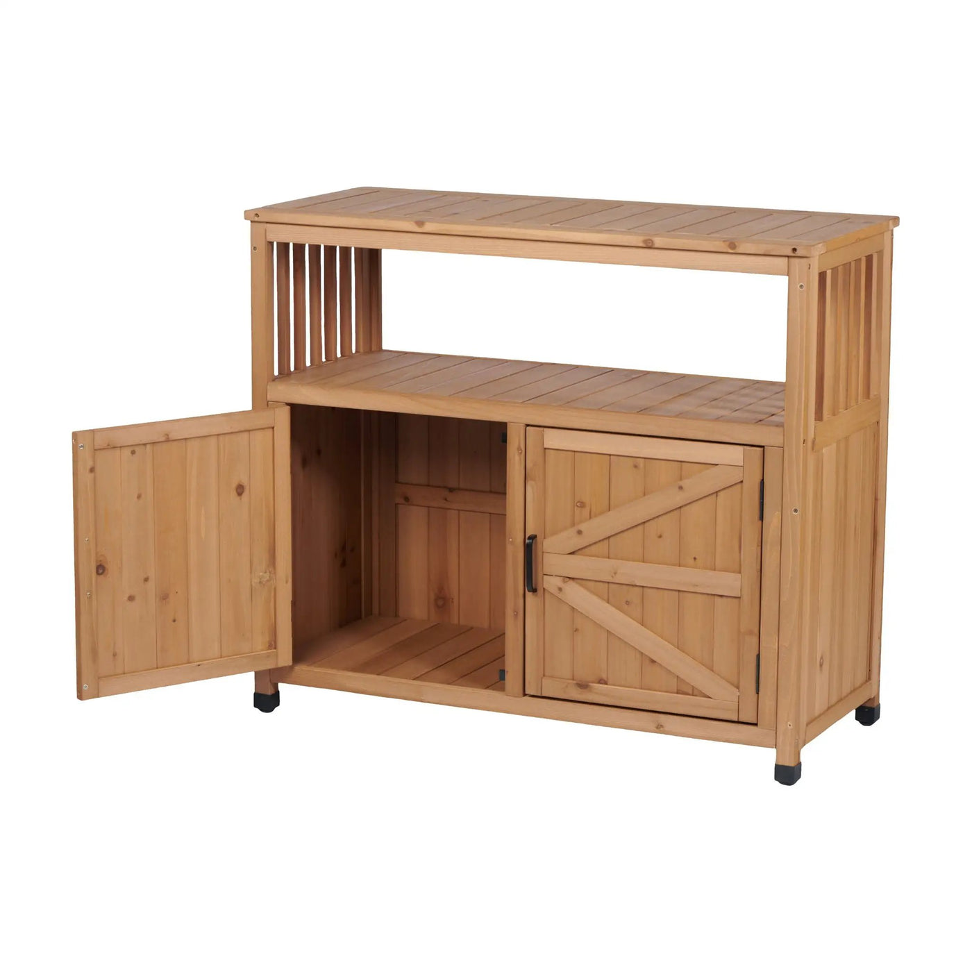 Patio Bar Table Set With Storage by HouseOfZazla