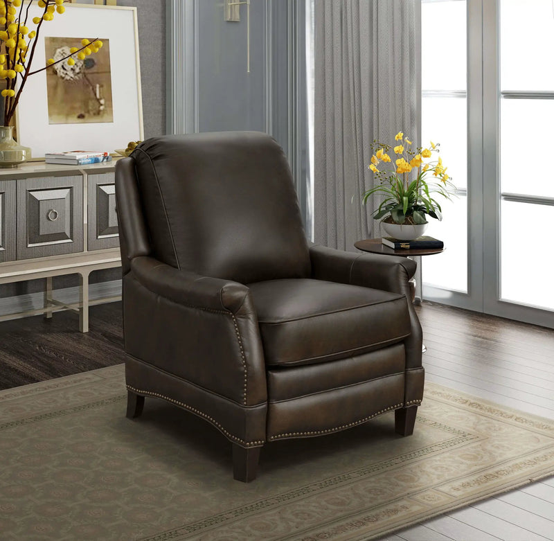Ashebrooke - Push Thru The Arm Recliner - Walnut by Unique Piece Furniture