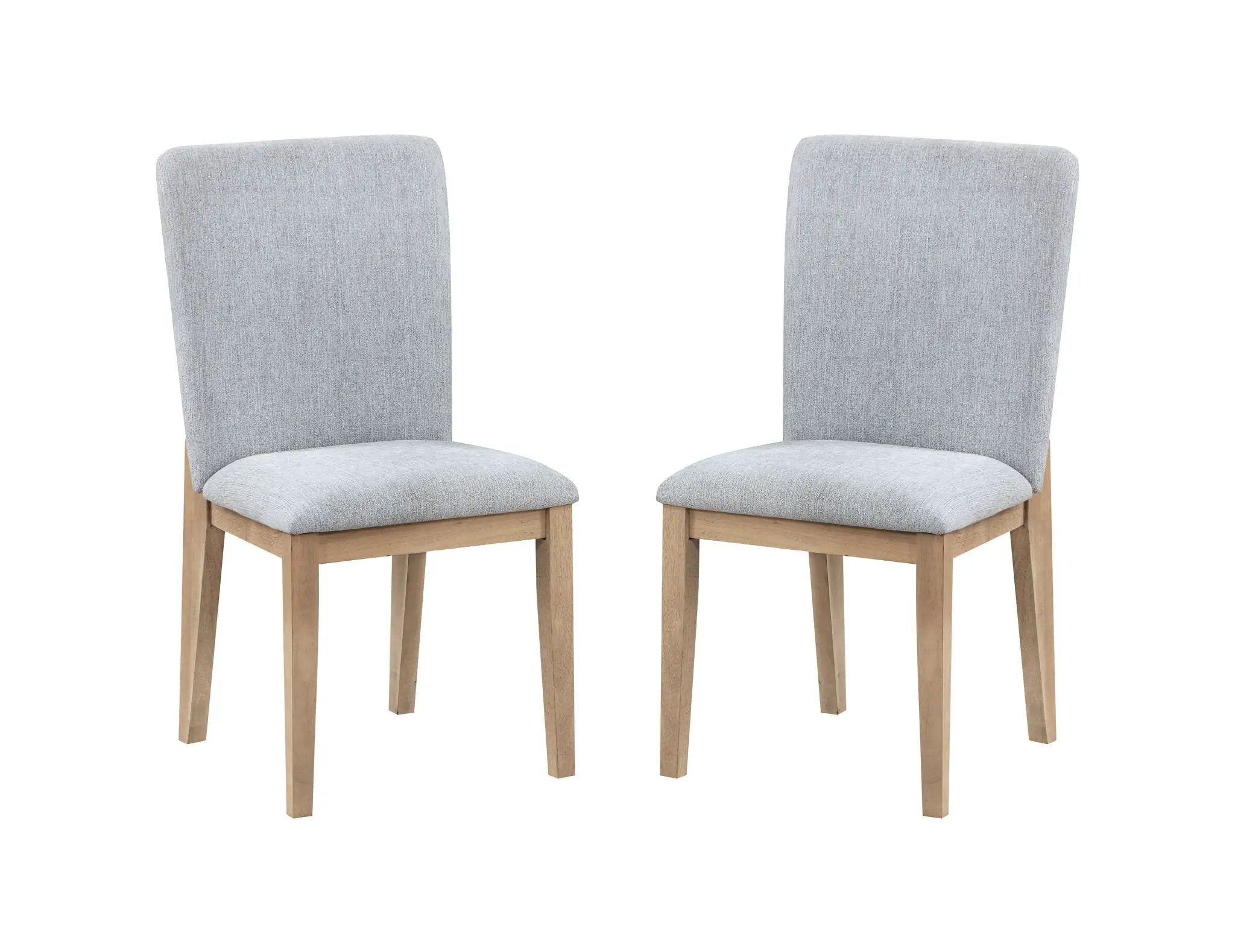 Caspian - And Oak Finish Dining Chair (Set of 2) - Gray by HouseOfZazla