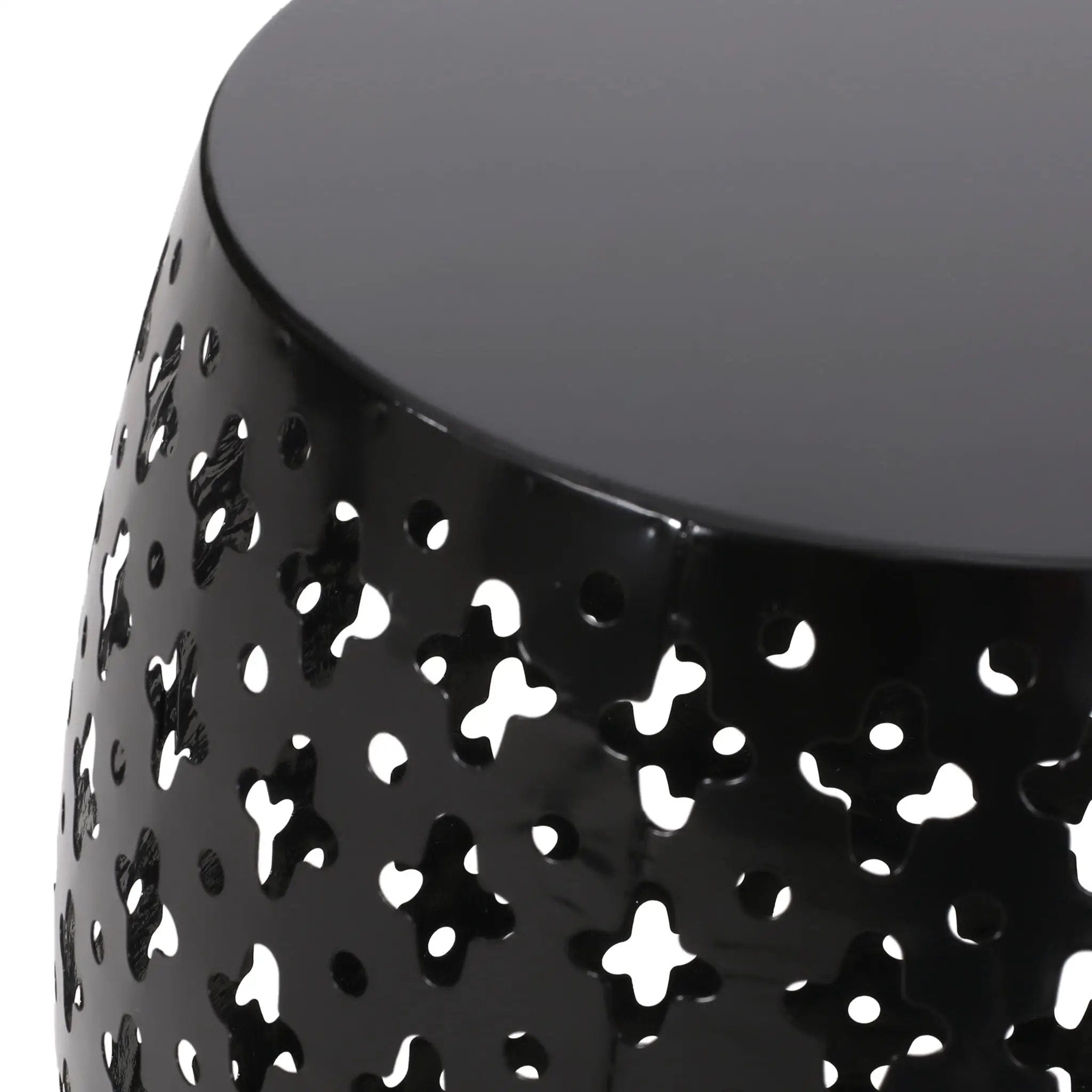 Modern Design, Metal End Table, Large by HouseOfZazla