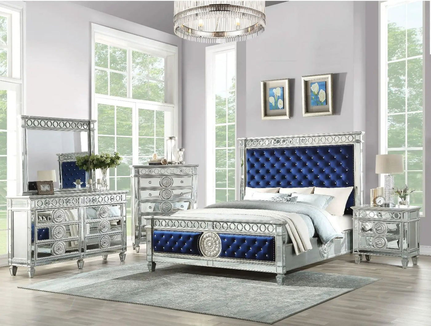 Varian - Glam - Bed by Unique Piece Furniture