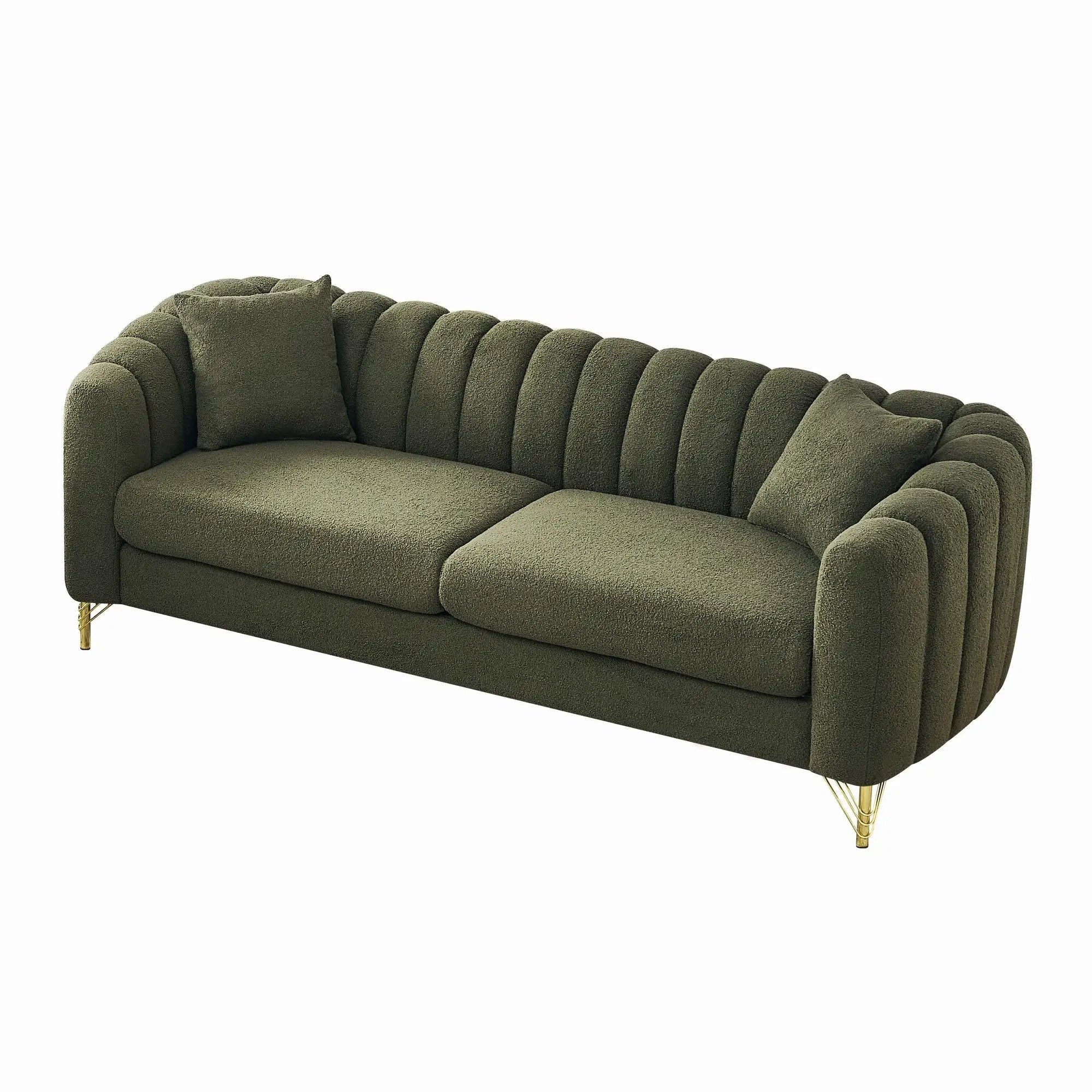 Tufted Oversized Sofa For Living Spaces by Unique Piece Furniture