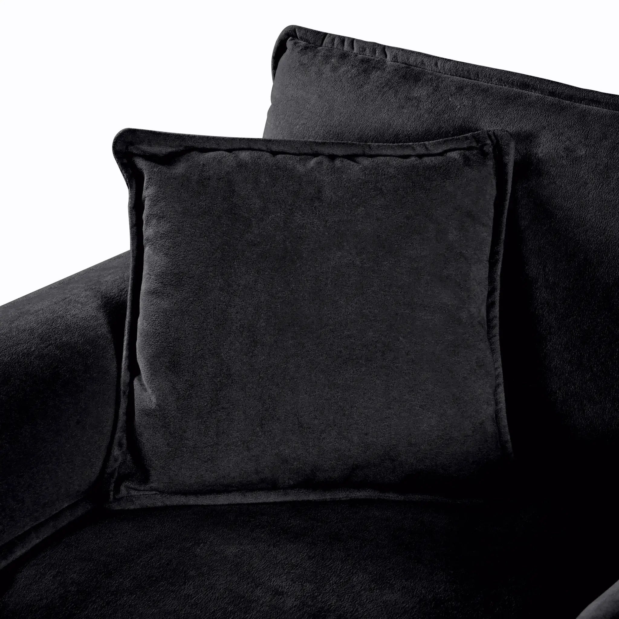 Modern Comfy Deep Seat Modular Sectional Sofa Cloud Couch With Ottoman by HouseOfZazla