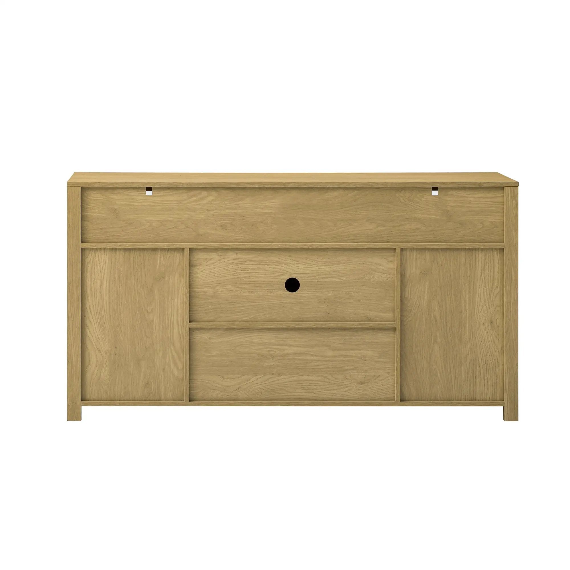 U_STYLE 59.3'' Sideboard with Sliding Barn Door by HouseOfZazla