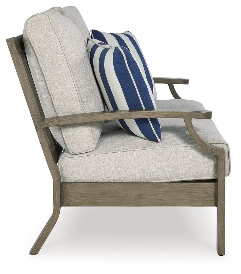 Rainier Ranch - Loveseat With Cushion - Brown / Beige by Unique Piece Furniture