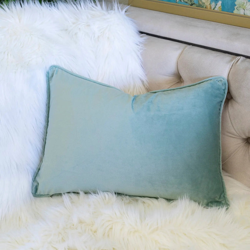 Embroidered Pumpkin Lumbar Throw Pillow – Misty by HouseOfZazla