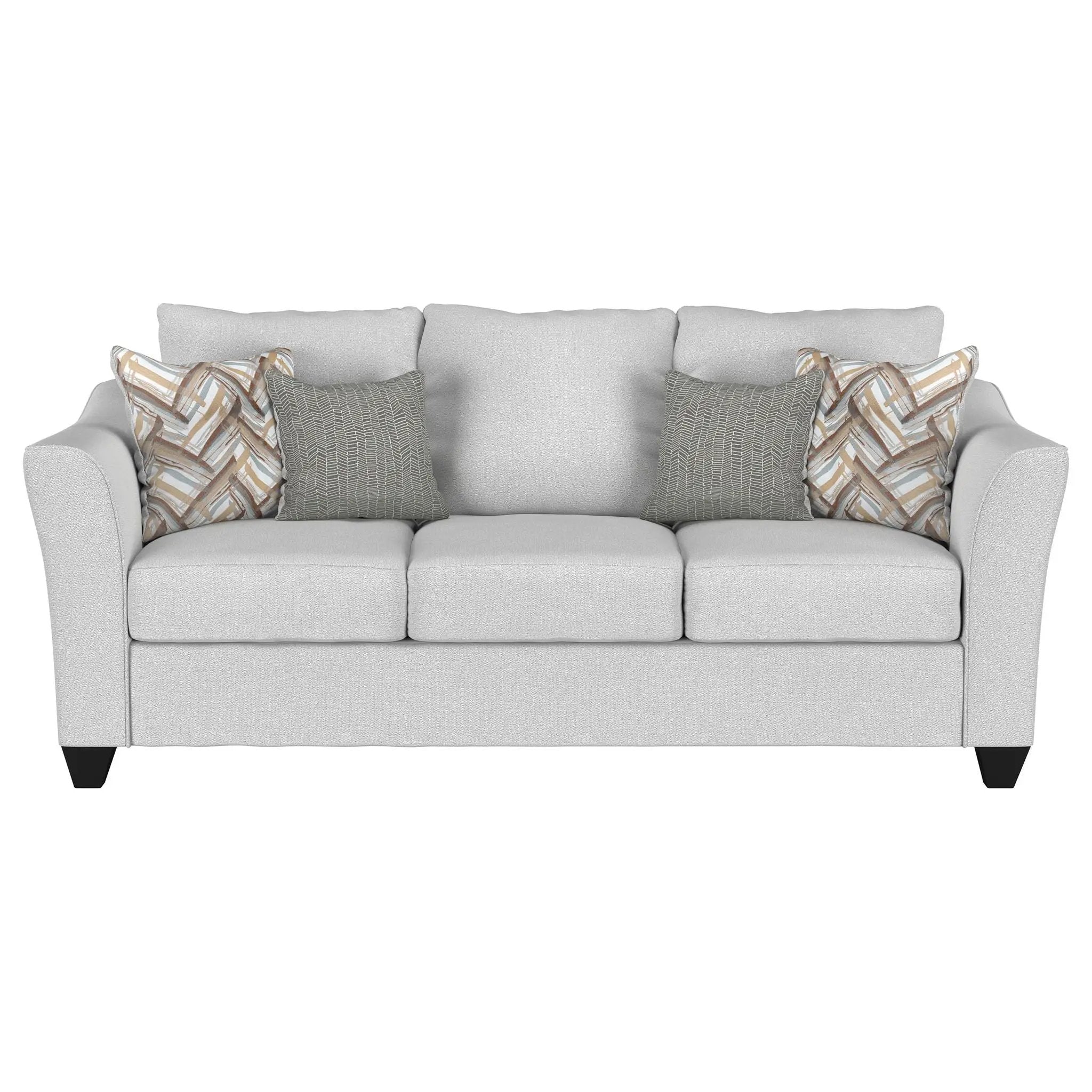 Salizar 2-piece Upholstered Flared Arm Sofa Set Sand by Unique Piece Furniture