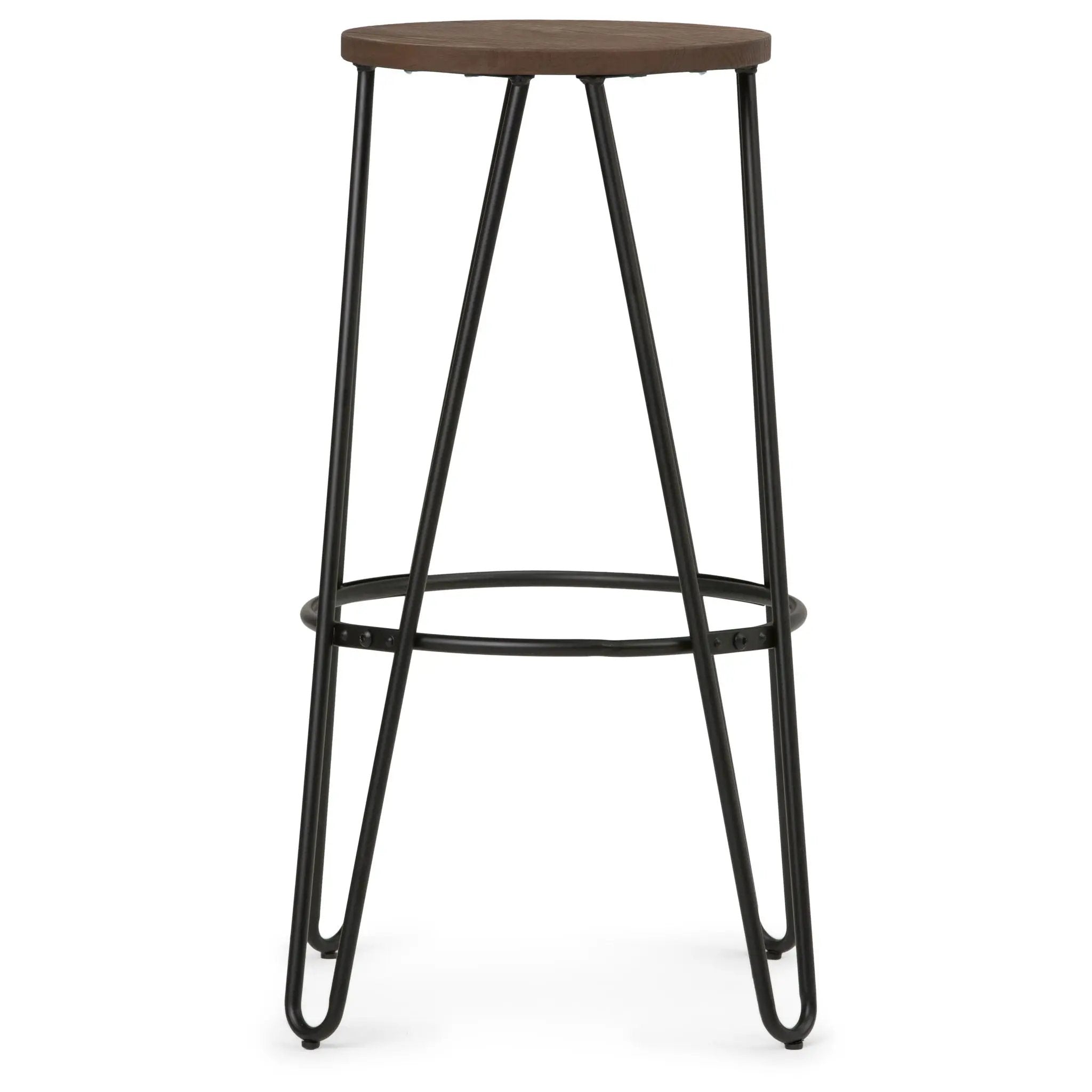 Simeon - Multifunctional Metal Stool With Wood Seat by HouseOfZazla