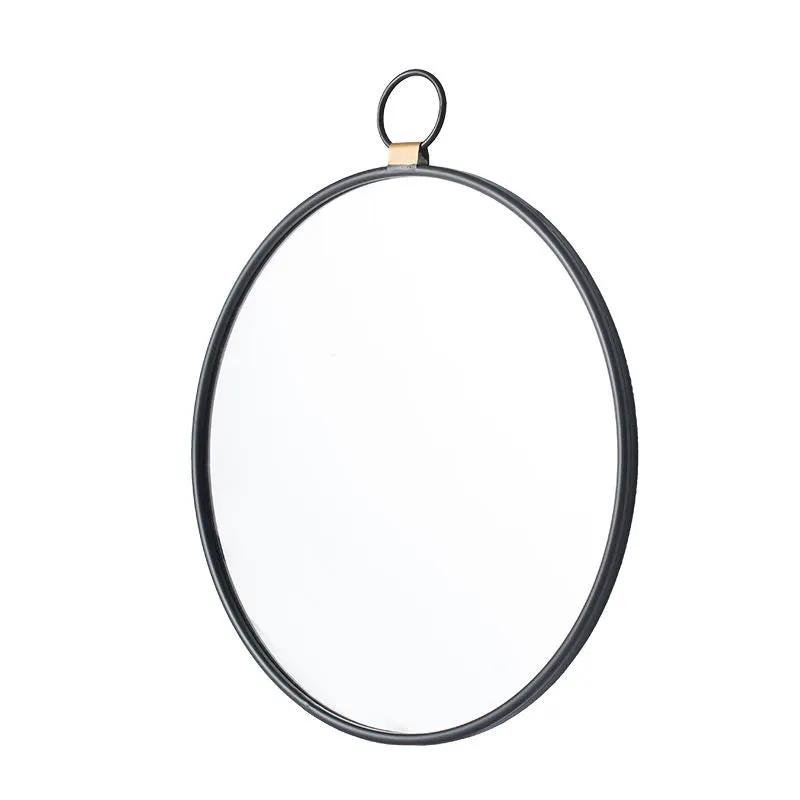 Wall Mirror With Frame, Contemporary Minimalist Accent Mirror For Living Room, Foyer, Entryway, Bedroom - Black by Unique Piece Furniture