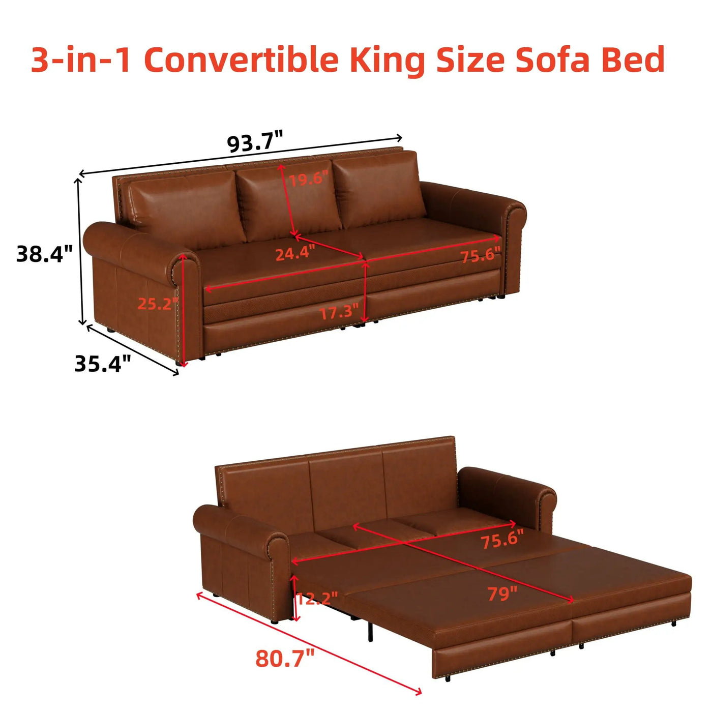 Chesterfield Sofa & Pull Out Bed by HouseOfZazla