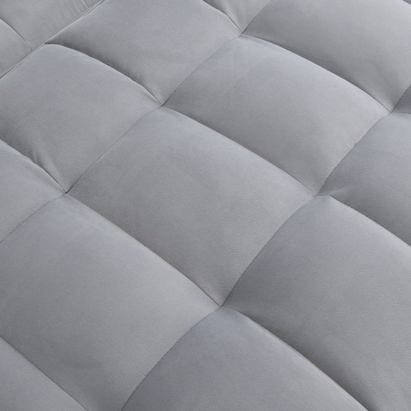 Modern Loveseat Futon Sofa With Pullout Bed, Adjustable Reclining Backrest, Toss Pillows