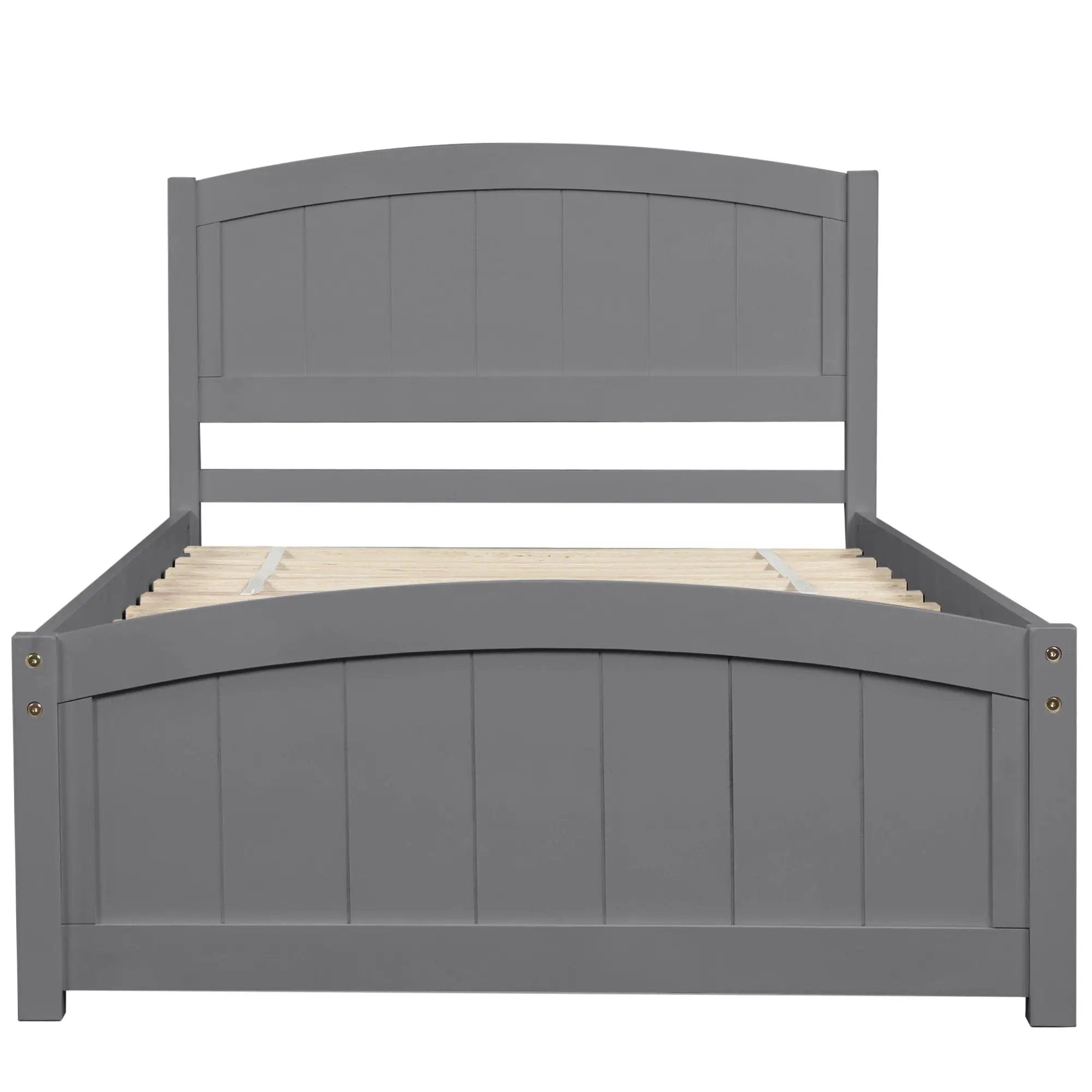Platform Bed & Headboard, Footboard And Wood Slat Support by HouseOfZazla