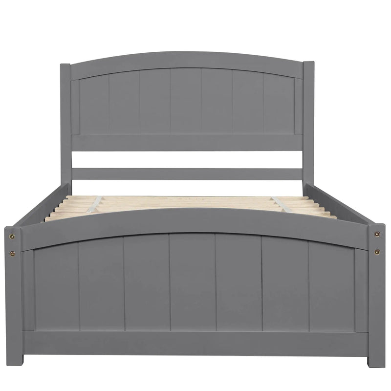 Platform Bed & Headboard, Footboard And Wood Slat Support by HouseOfZazla