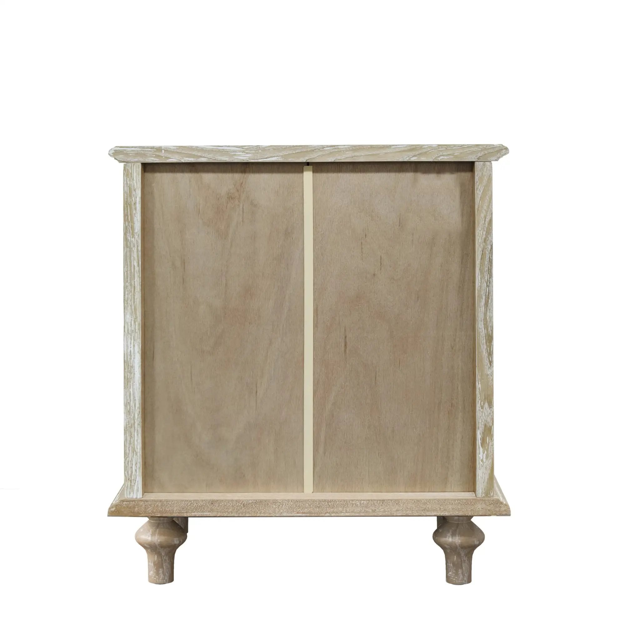 Farmhouse Nightstands with 4 Drawers and Pull-Out Shelf by HouseOfZazla