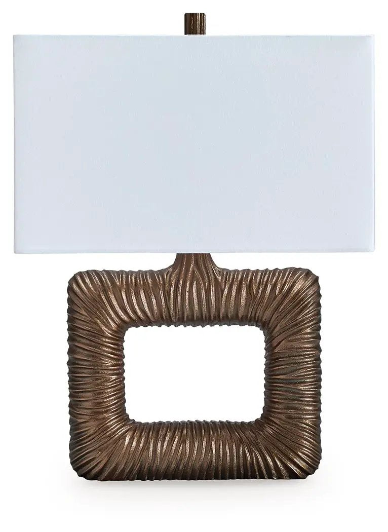 Garronby - Metal Table Lamp - Antique Brass Finish by Unique Piece Furniture