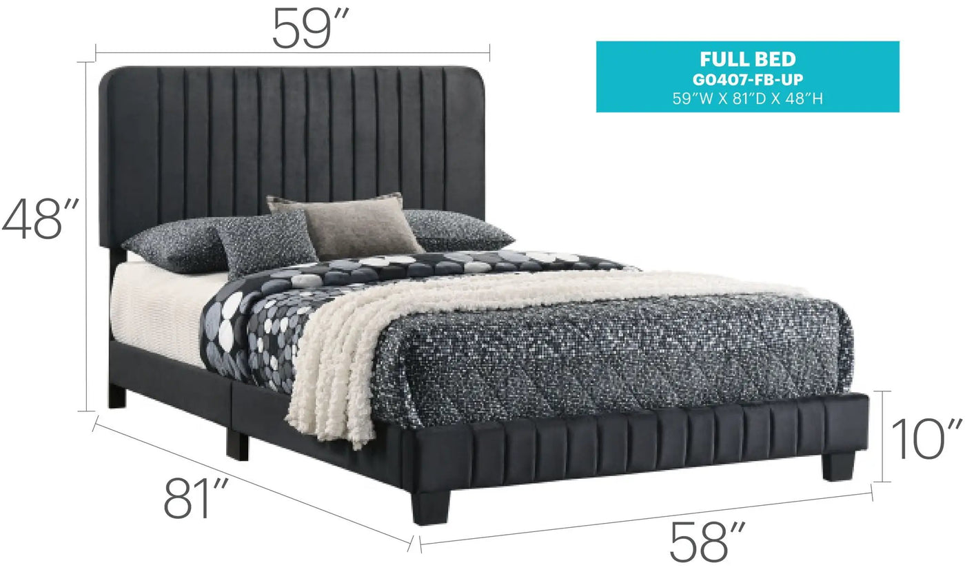 Channel Tufted Bed by HouseOfZazla