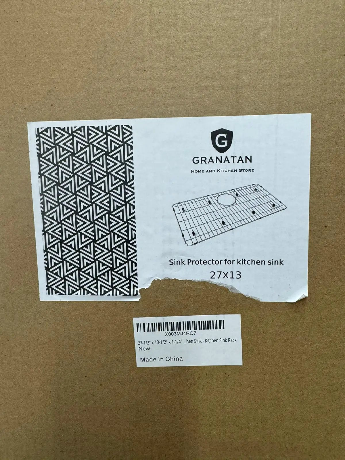 Granatan 27-1/2" x 13-1/2" x 1-1/4" Sink Protectors for Kitchen Sink - Sink Bottom Grid - Stainless Steel Sink Protector - Sink Grate for Bottom of Ki by Selzalot