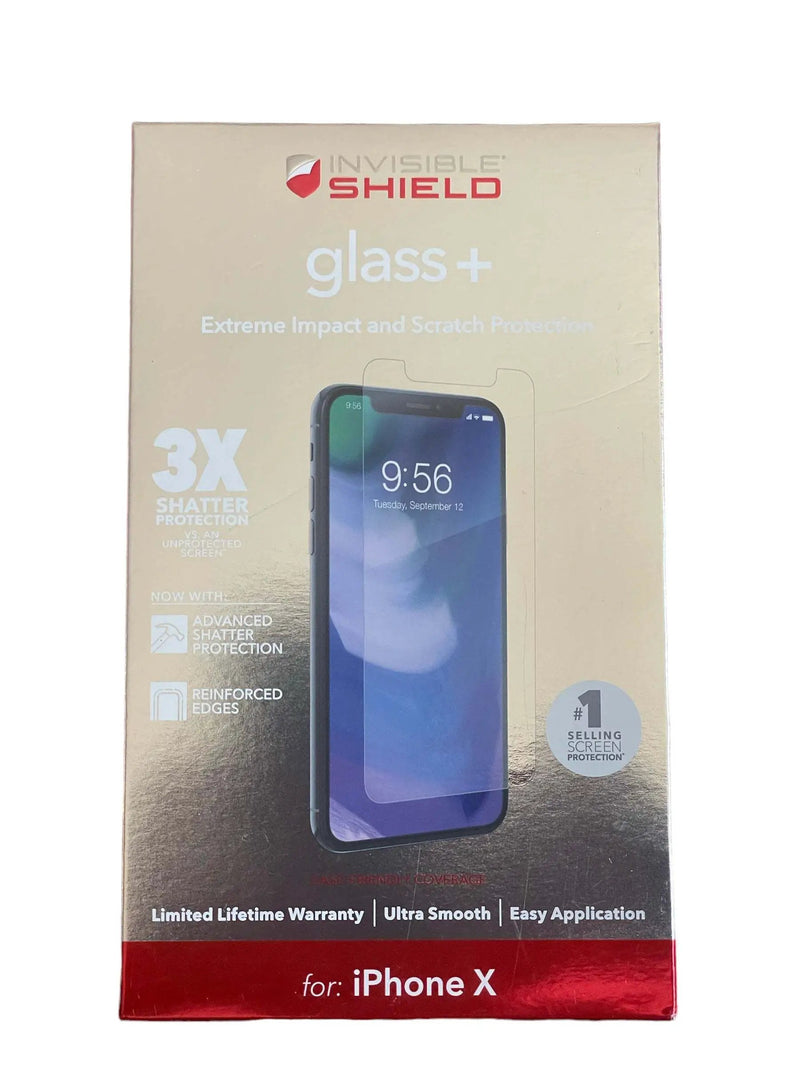 ZAGG Invisible Shield Glass+ Screen Protector for Apple iPhone X by Selzalot