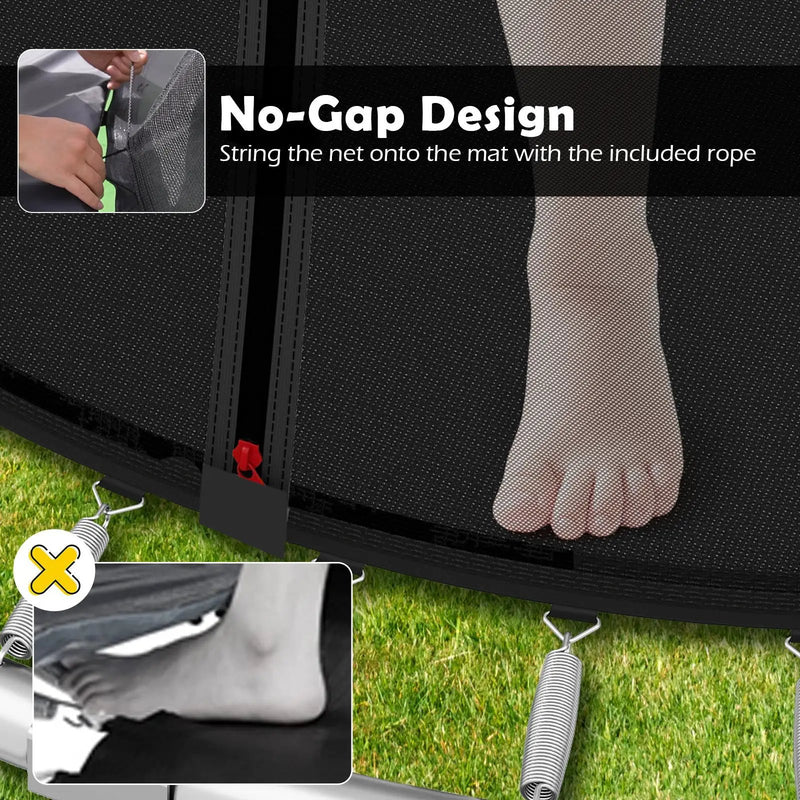 8FT Outdoor Heavy-Duty Recreational Trampoline by DirectDeals