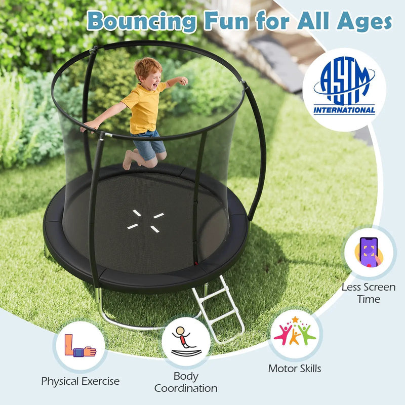 8FT Outdoor Heavy-Duty Recreational Trampoline by DirectDeals