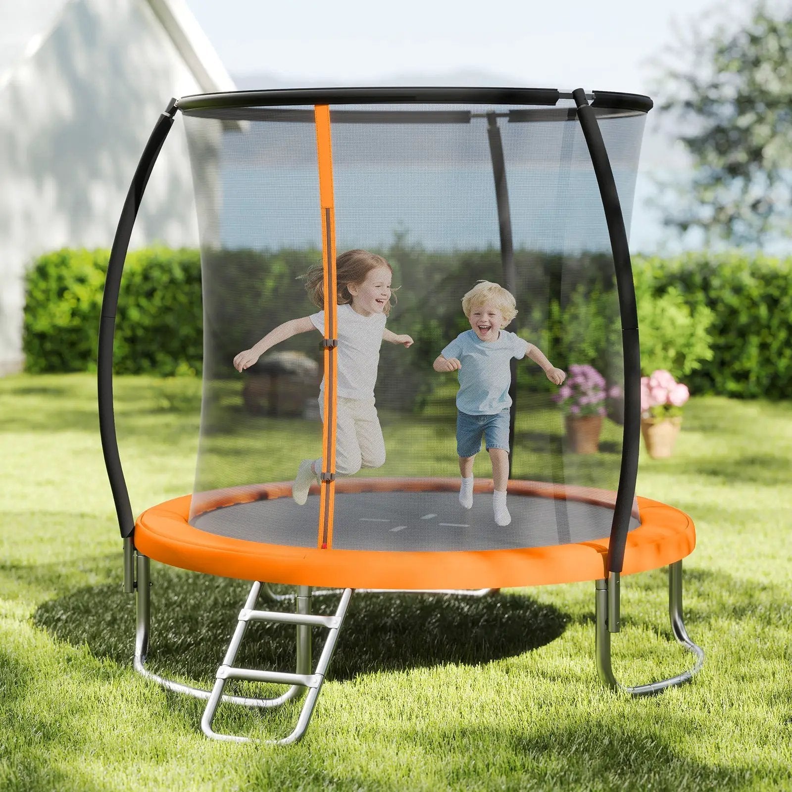 8FT Outdoor Heavy-Duty Recreational Trampoline by DirectDeals