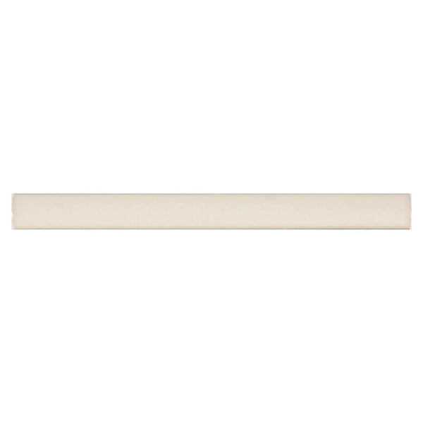 Antique White Quarter Round 5/8x6 Molding Glossy Ceramic Mosaics