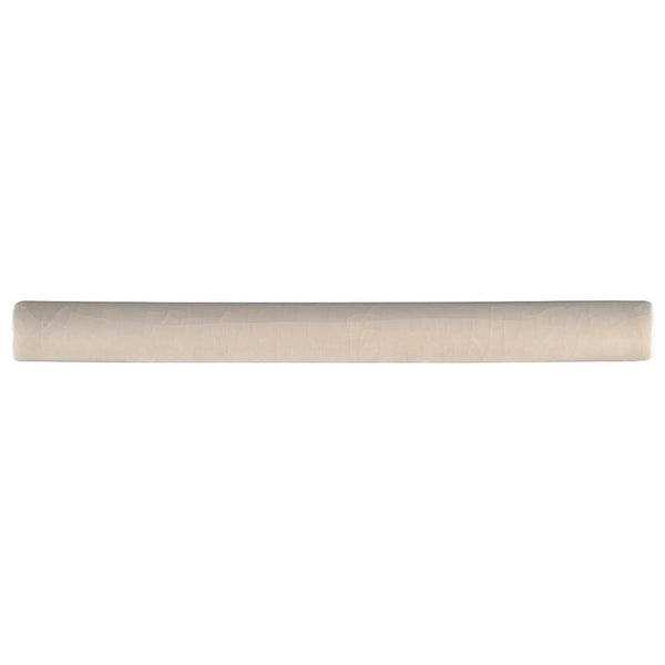 Portico Pearl Quarter Round 5/8x6 Mldg Glossy Ceramic Mosaics