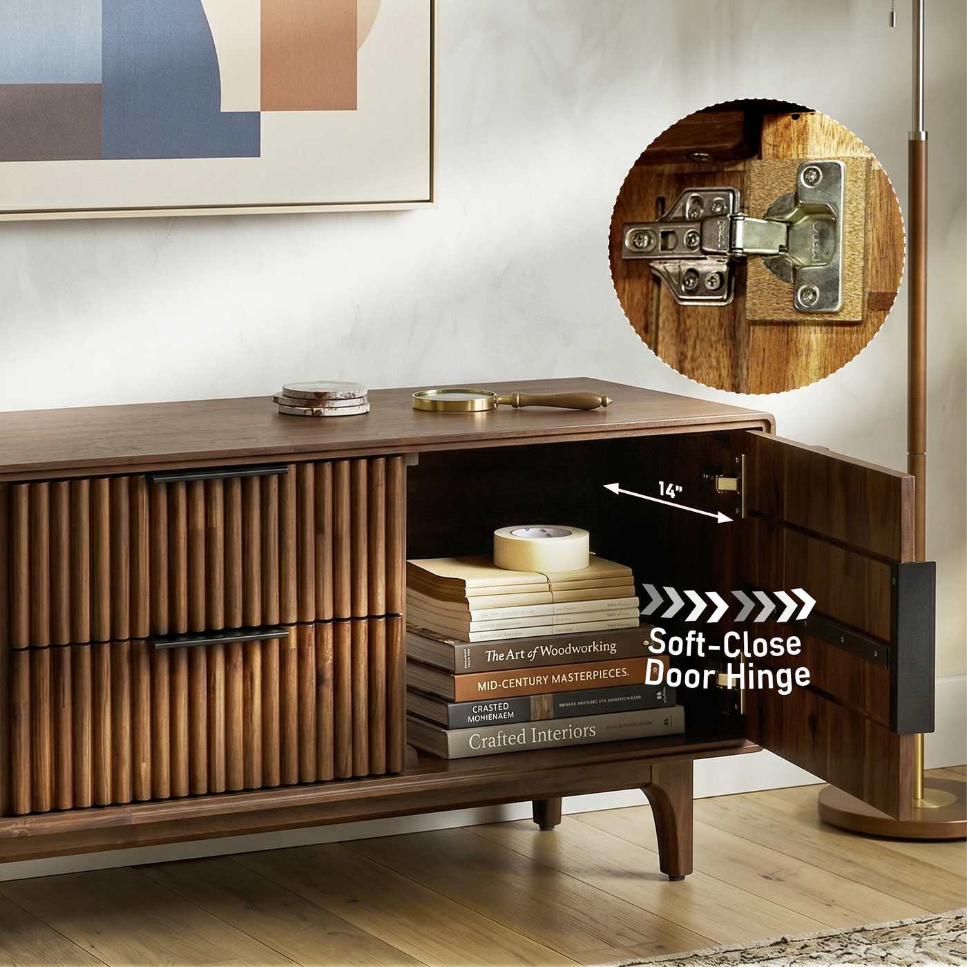 Bosk Solid Wood Storage Bench by Megsu