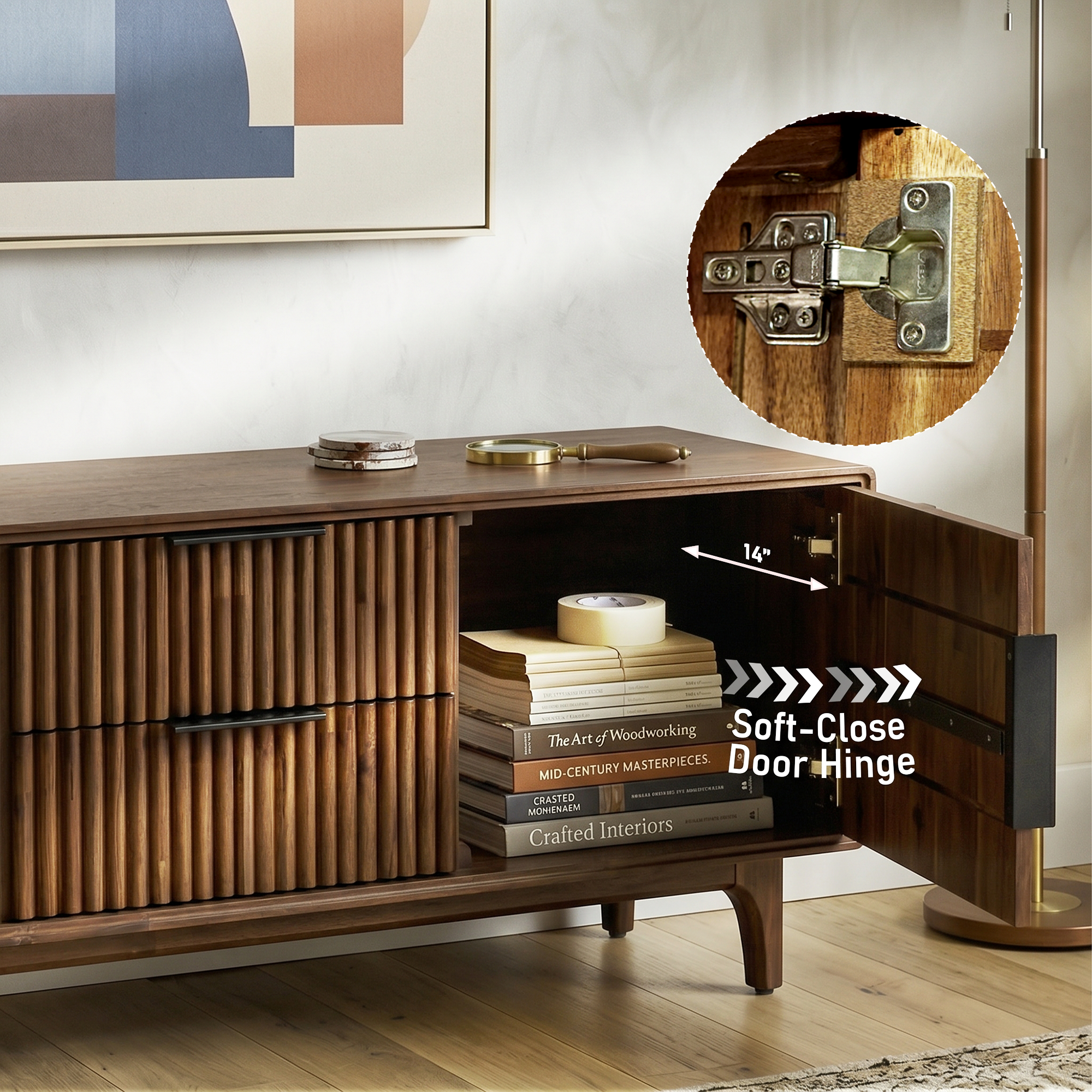 Bosk Solid Wood Storage Bench by Megsu