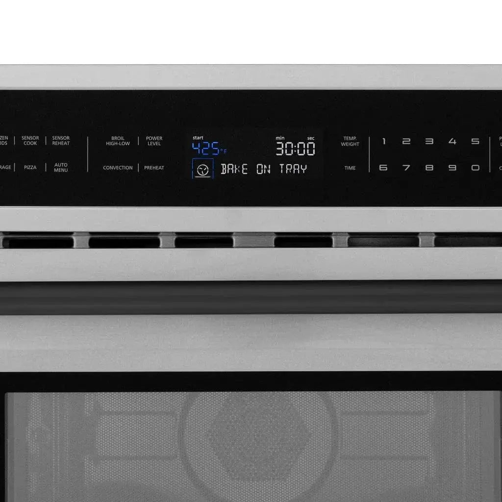 ZLINE 30” Convection Microwave, Stainless Steel, Matte Black MWOZ-30-MB by Farmhouse Kitchen and Bath