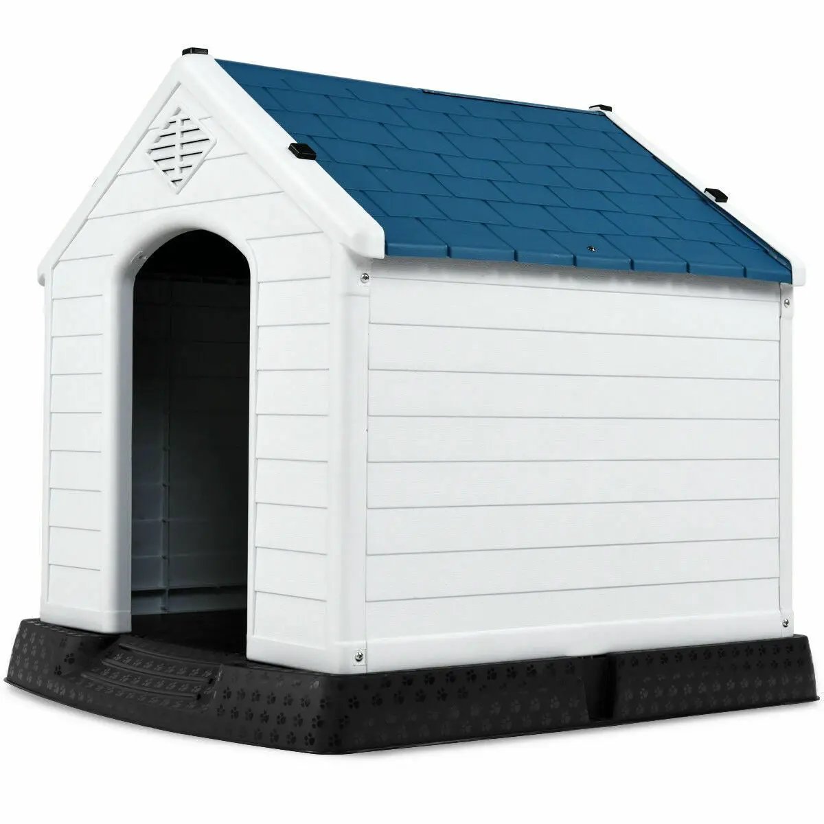 Indoor/Outdoor Waterproof Plastic Dog House Pet Puppy Shelter, photo 6 of 16