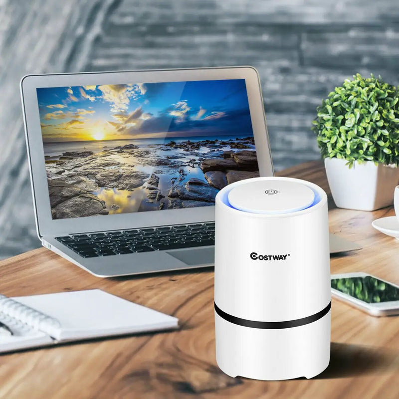 Mini Ionic 3-in-1 Composite HEPA Air Purifier by DirectDeals