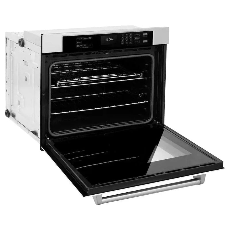 ZLINE 30 "Professional True Convection Single Wall Oven, Air Fry, Self Clean, White Matte WAS-WM-30 by Farmhouse Kitchen and Bath