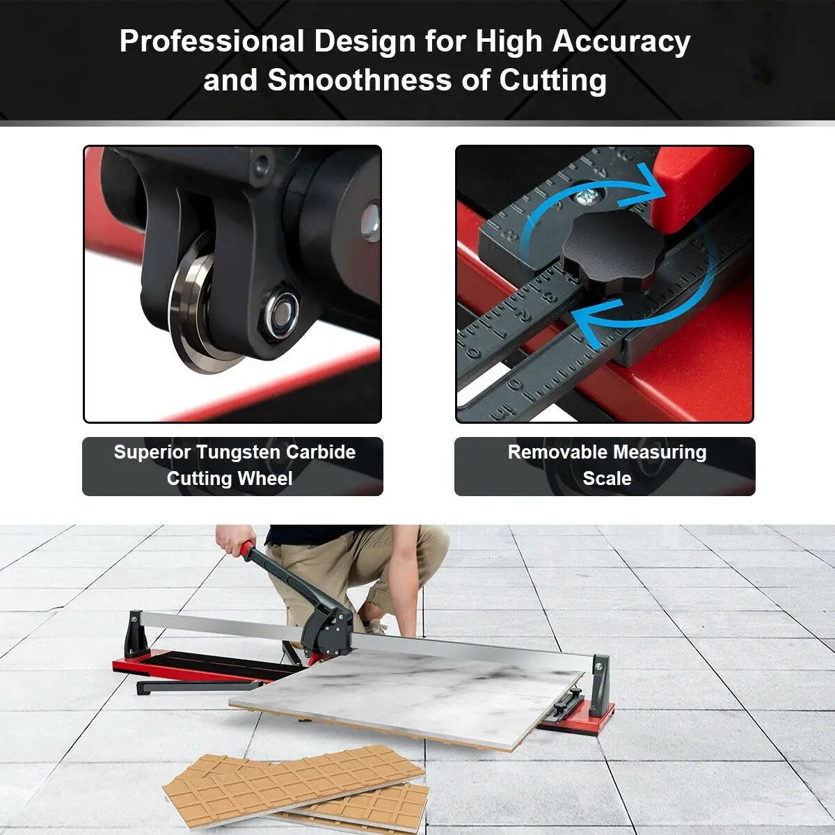 48 Inch Manual Tile Cutter Porcelain Cutter Machine by DirectDeals