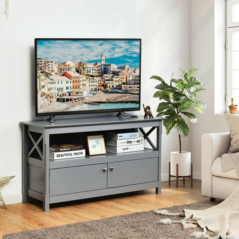 44 Inch Wooden Storage Cabinet TV Stand by DirectDeals