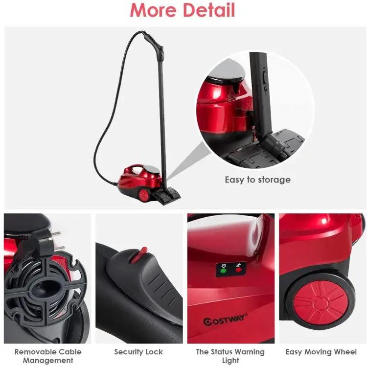 2000W Heavy Duty Multi-purpose Steam Cleaner Mop with Detachable Handheld Unit, photo 4 of 11