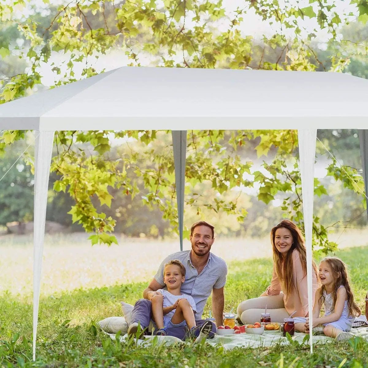 10 x 20 Feet Waterproof Canopy Tent with Tent Peg and Wind Rope by DirectDeals