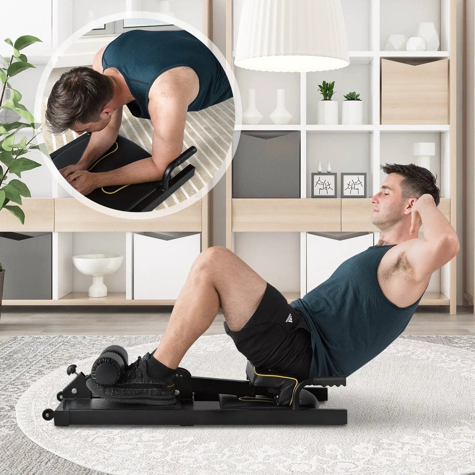 8-in-1 Home Gym Multifunction Squat Fitness Machine by DirectDeals