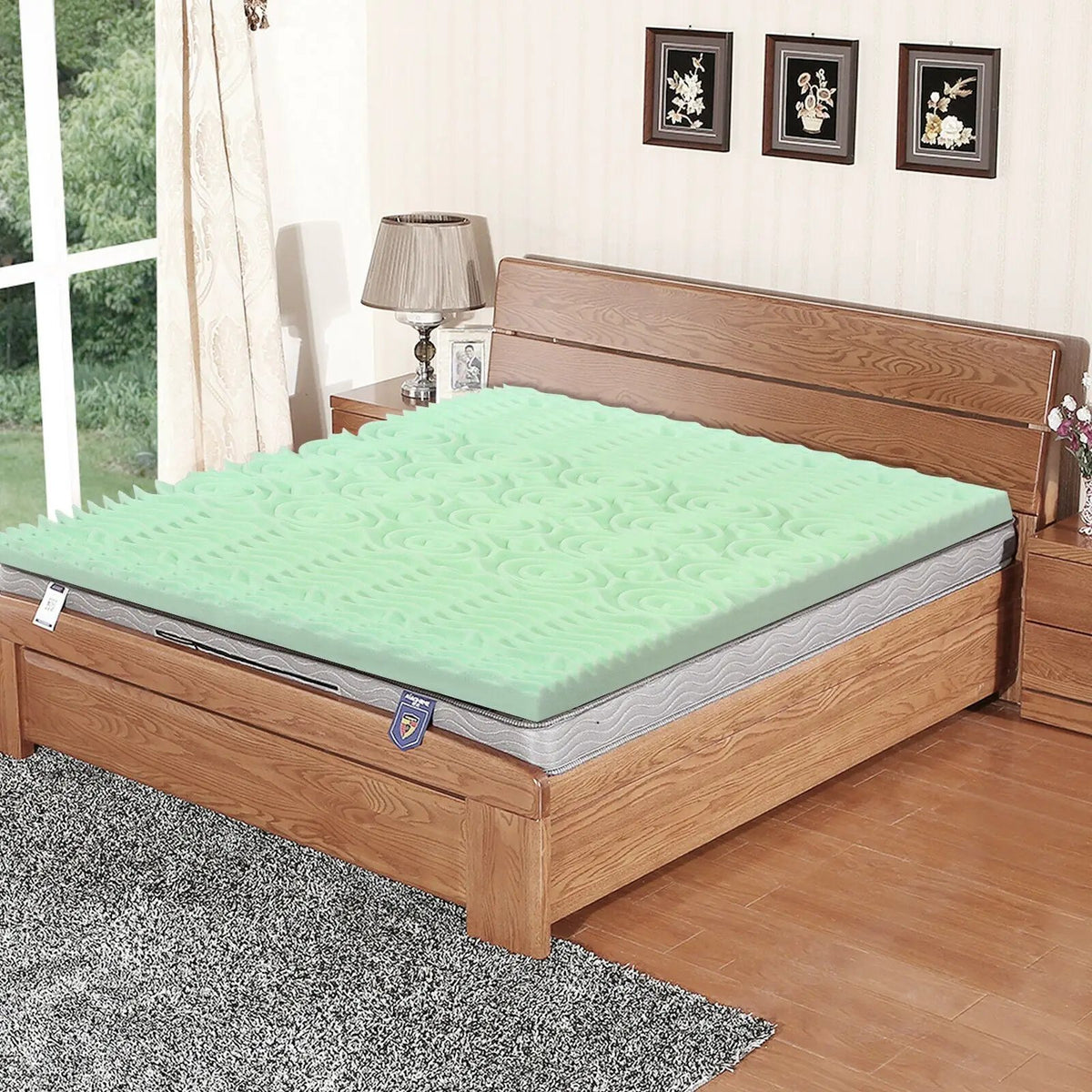 3 Inch Comfortable Mattress Topper Cooling Air Foam, photo 30 of 32