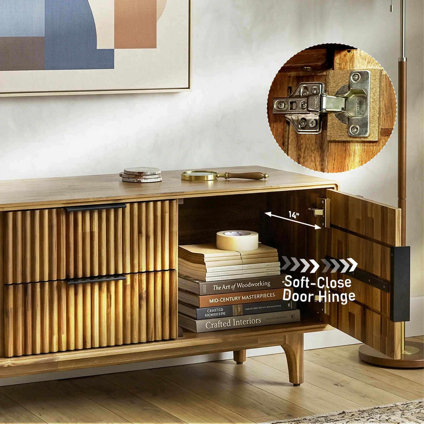 Bosk Solid Wood Storage Bench by Megsu