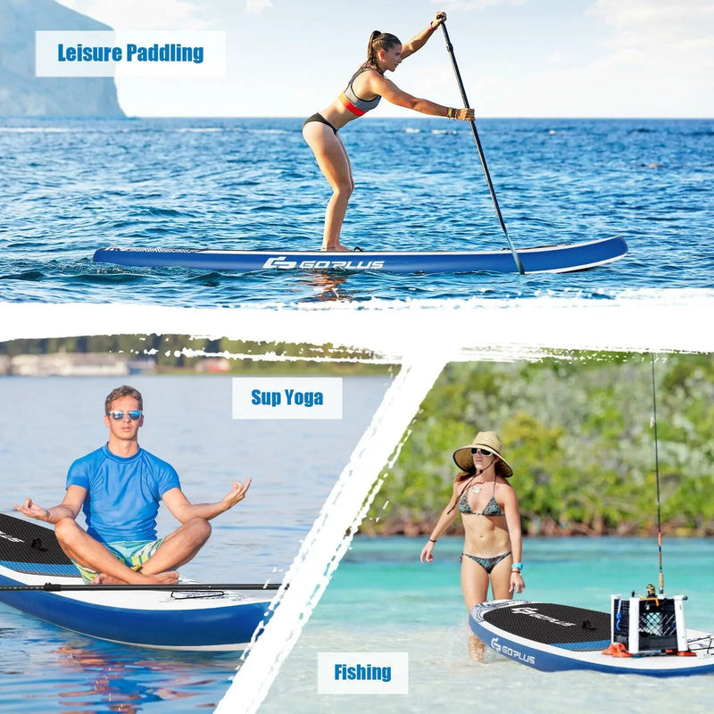 11-Feet Inflatable Paddle Board with Carry Bag by DirectDeals
