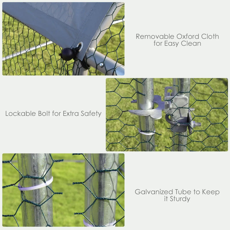 9.5 x 6.5 Feet Large Walk In Chicken Run Cage by DirectDeals
