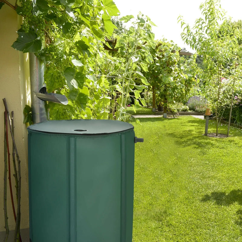 53 Gallon Portable Collapsible Rain Barrel Water Collector by DirectDeals