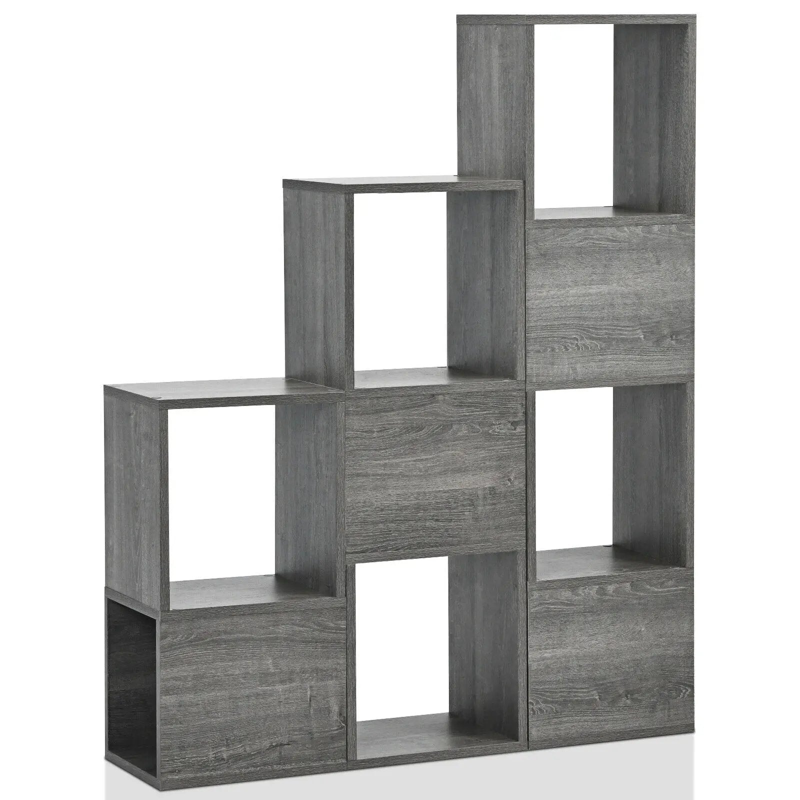 Freestanding Display Shelf for Living Room-Gray by DirectDeals